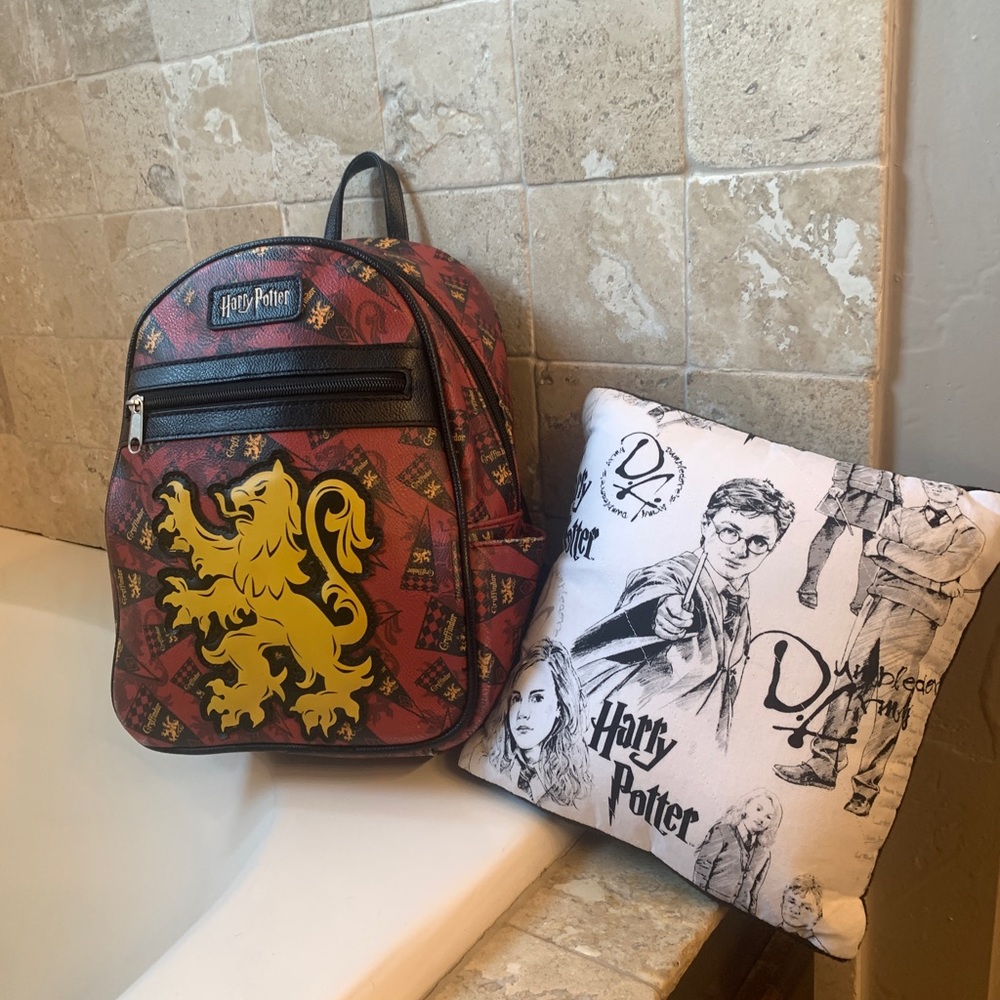 Loungefly Harry Potter backpack purse & pillow
